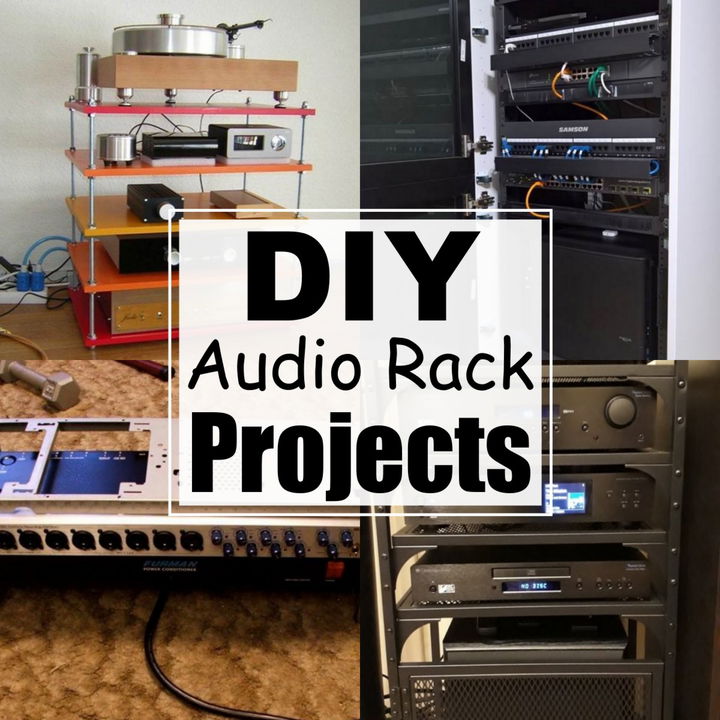 21 DIY Audio Rack Plans For Stereo Room