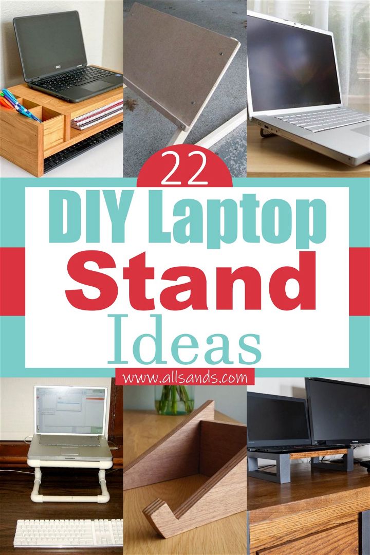 22 DIY Laptop Stand Ideas