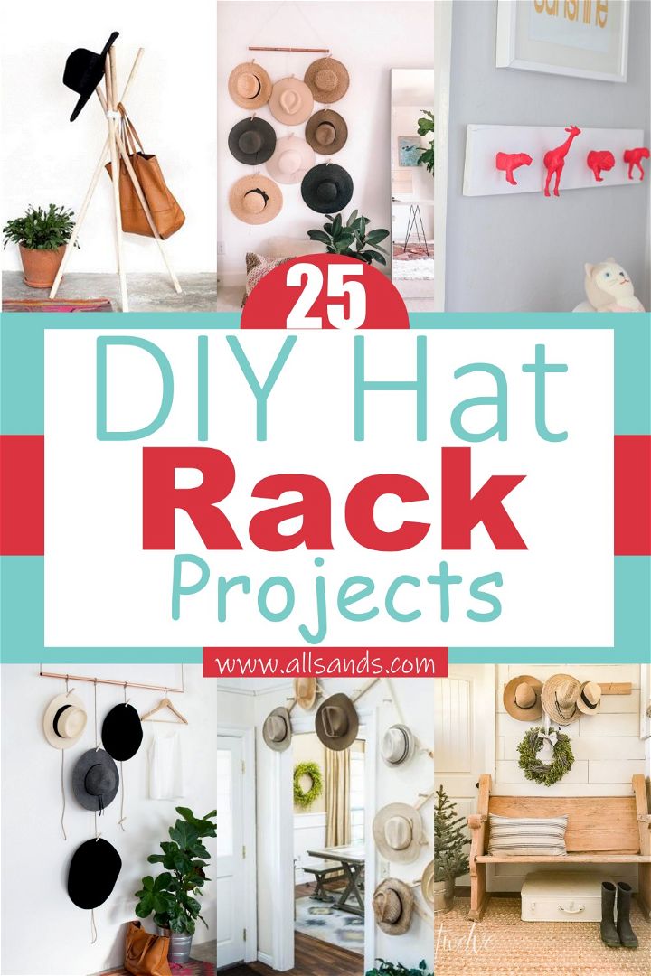 25 DIY Hat Rack Projects