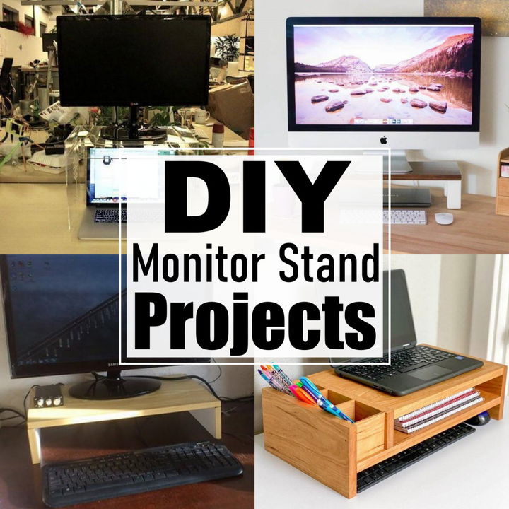 25 DIY Monitor Stand Ideas With Instructions