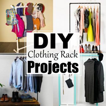 26 DIY Clothing Rack Projects