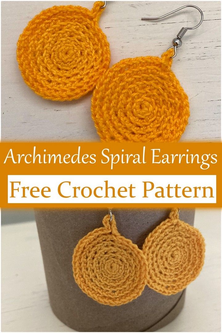Archimedes Spiral Earrings