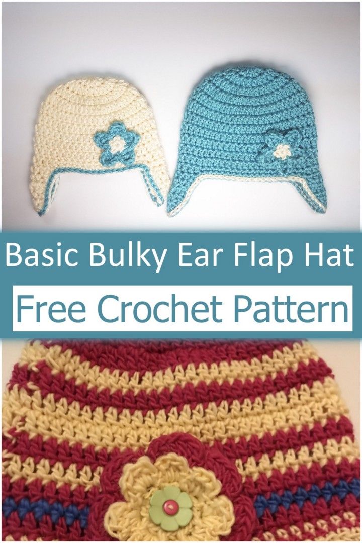 15 Free Crochet Ear Flap Hat Patterns For Beginners - All Sands