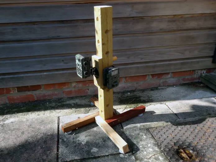 Bespoke Wooden Wildlife Camera Stand