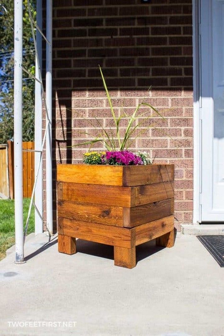 Build A Square Planter Box From Cedar