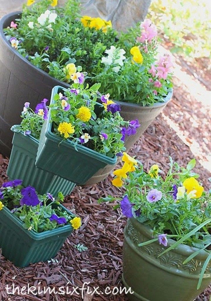 Build a Flower Tower out of Stacked Pots