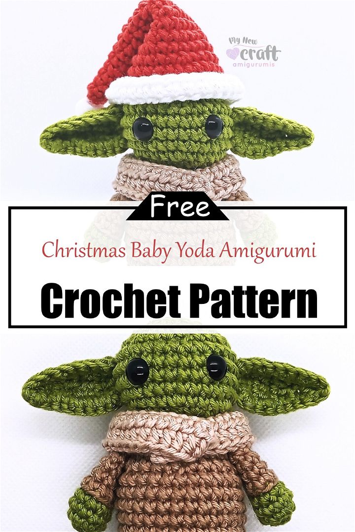 Christmas Baby Yoda Amigurumi