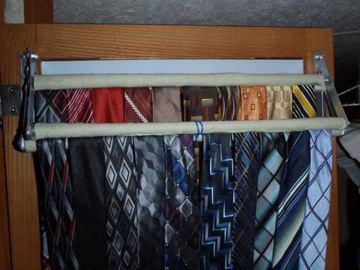 Closet Door Clamping Rack