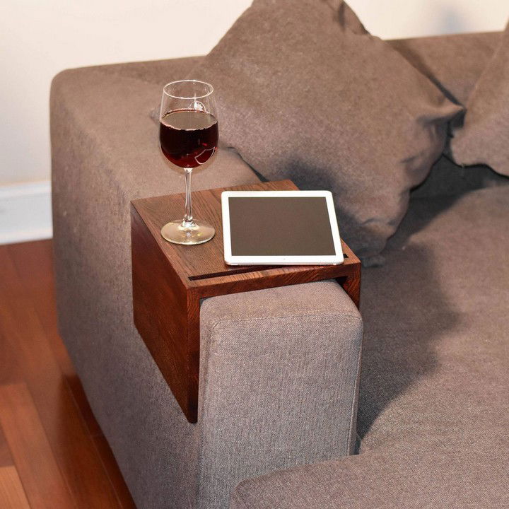 27 DIY Sofa Arm Table Ideas For Living Room All Sands