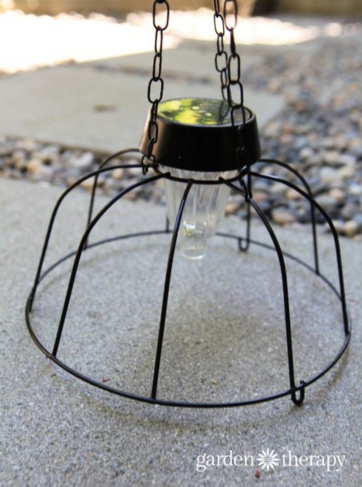 Create Solar Fairly Lights With A Diy Chandelier