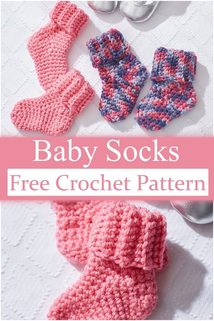 Crochet Baby Socks