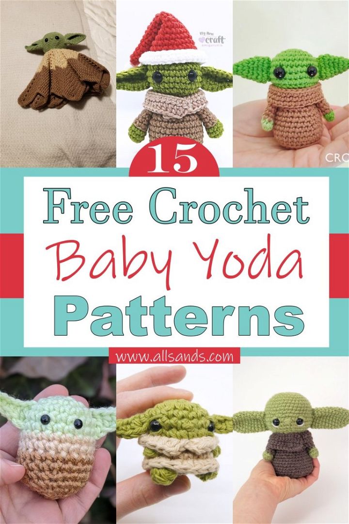 15 Free Baby Yoda Crochet Patterns - All Sands