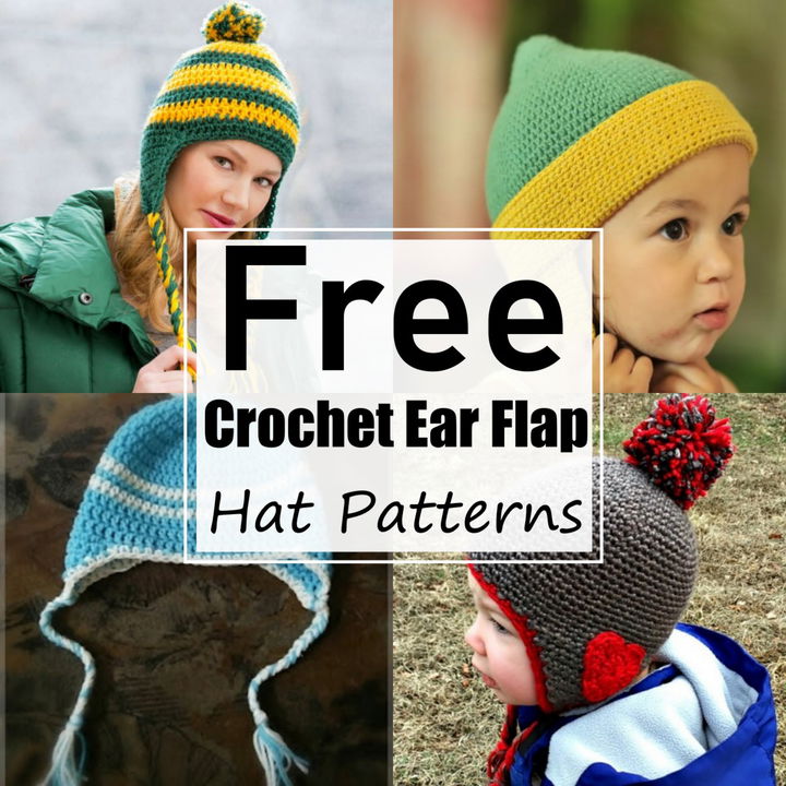 15 Free Crochet Ear Flap Hat Patterns For Beginners