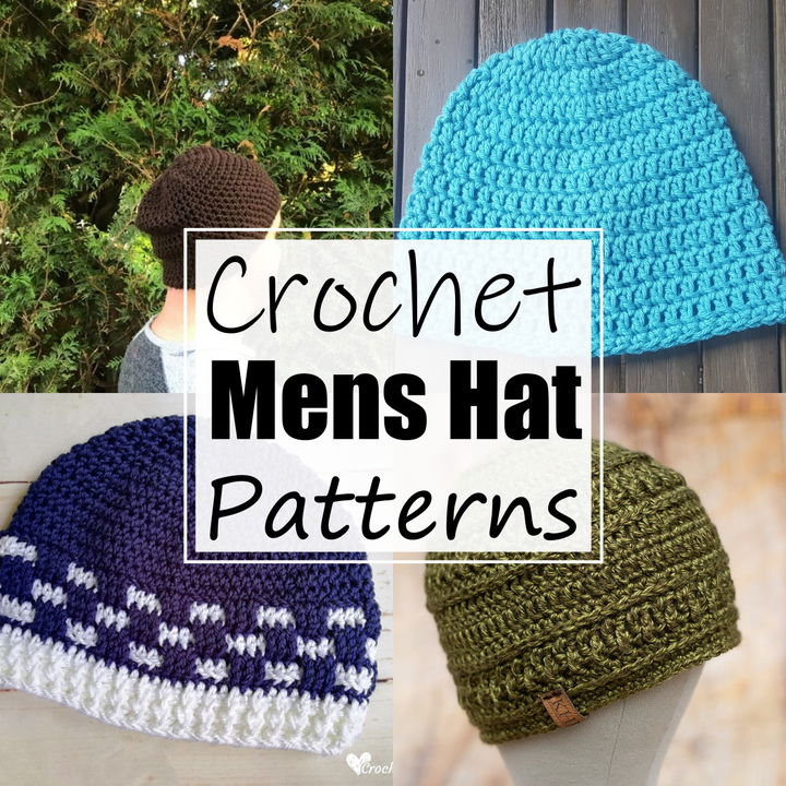 15 Crochet Mens Hat Patterns For Winter