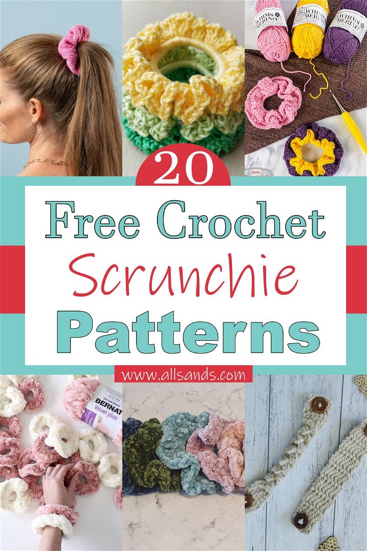 Crochet Scrunchie Patterns 1