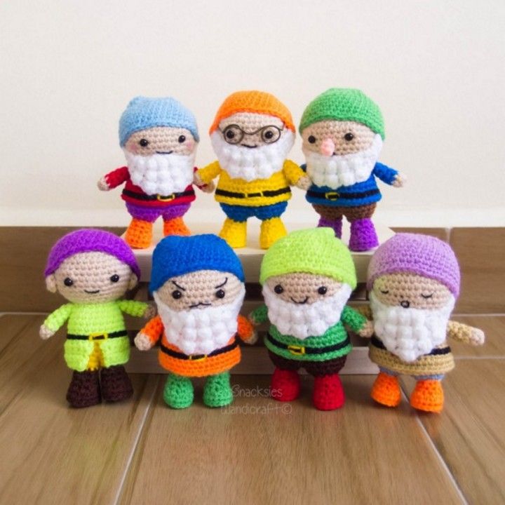 Crochet Seven Dwarfs Amigurumi Pattern