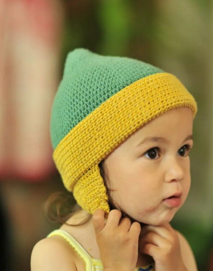 Crochet Toddler Earflap Hat