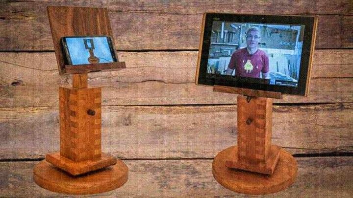 DIY Adjustable Tablet Stand