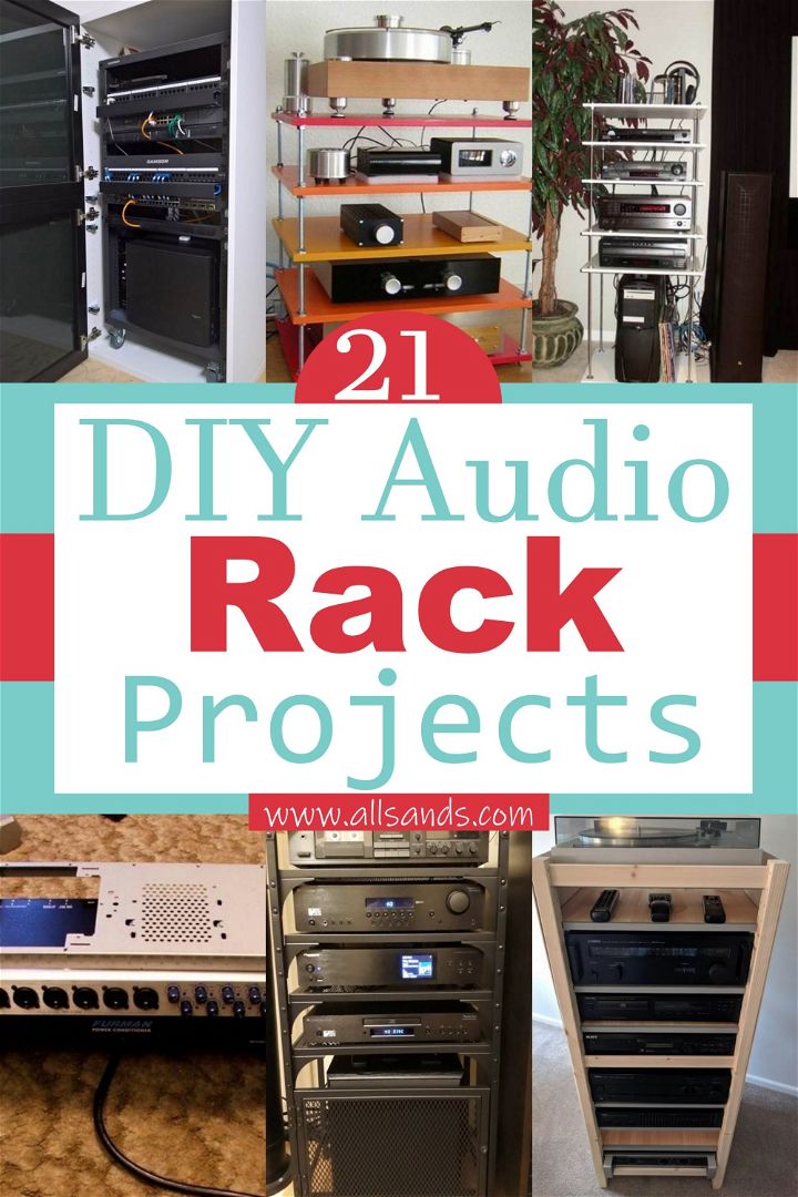 21 DIY Audio Rack Plans For Stereo Room - All Sands