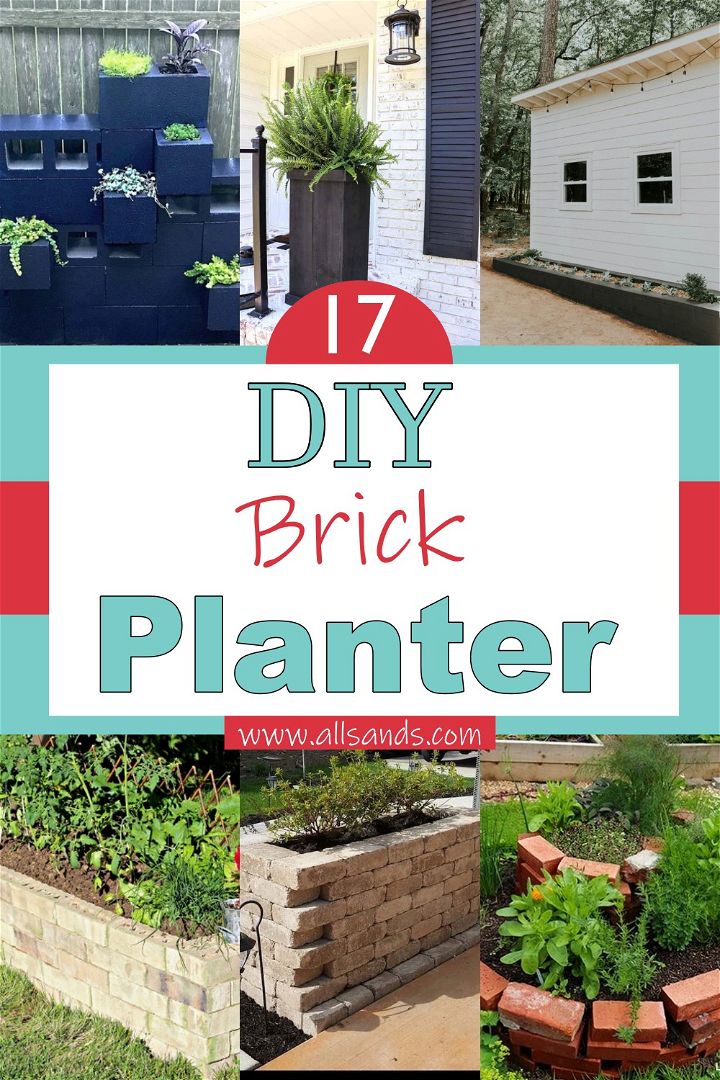 DIY Brick Planter 1