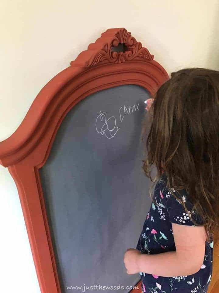 DIY Chalkboard From An Old Frame