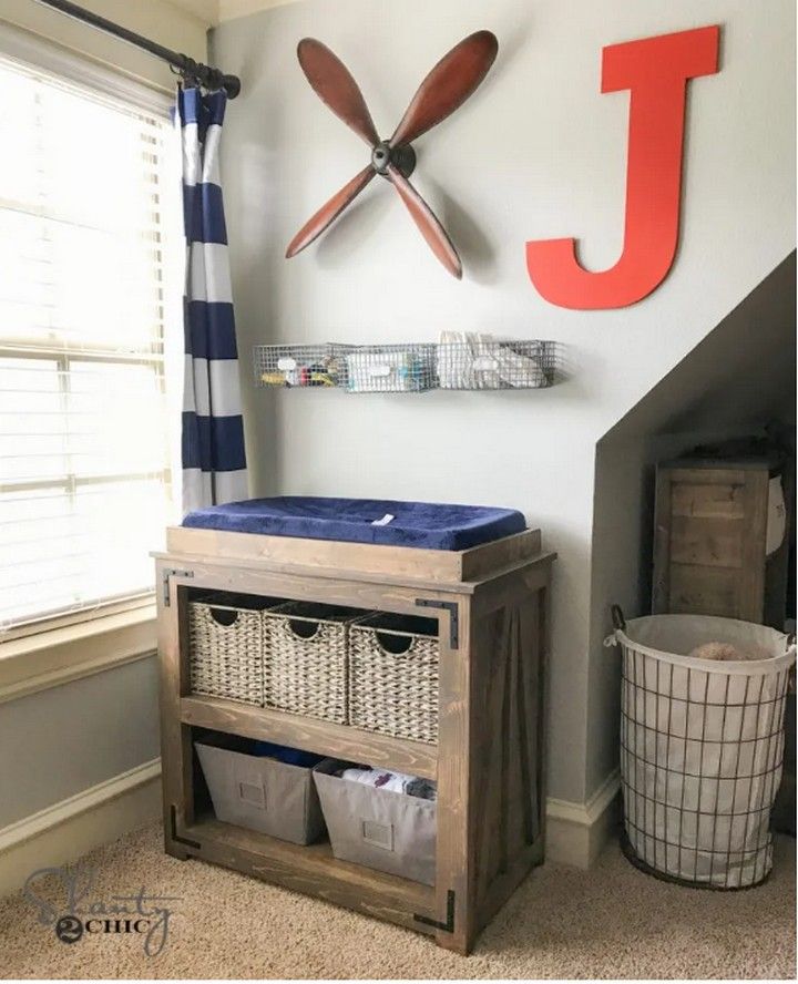 DIY Changing Table Free Plan