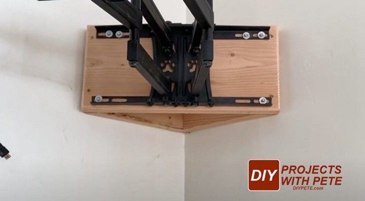 DIY Corner Tv Mount