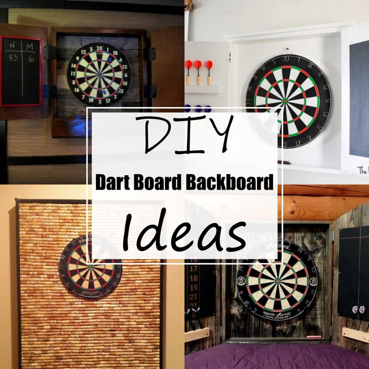 15 DIY Dart Board Backboard Ideas For Home Walls