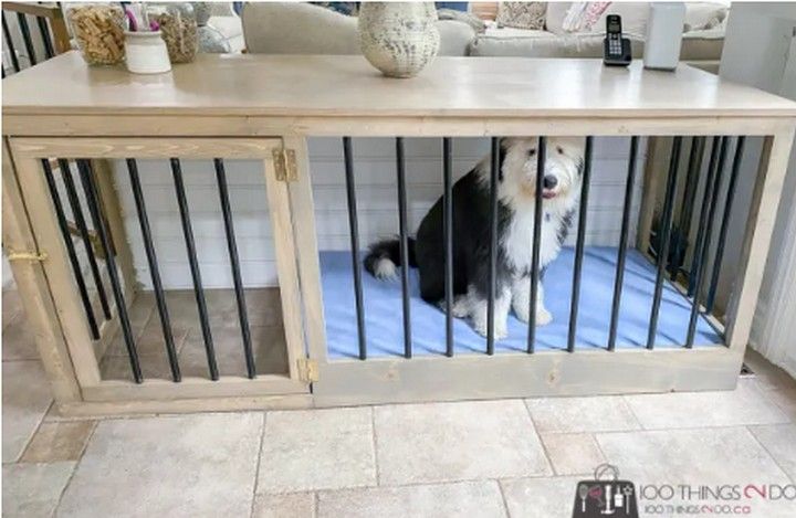 DIY Dog Crate For Large Breed Dogs