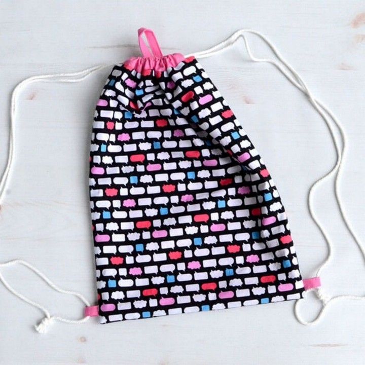 DIY Drawstring Backpack