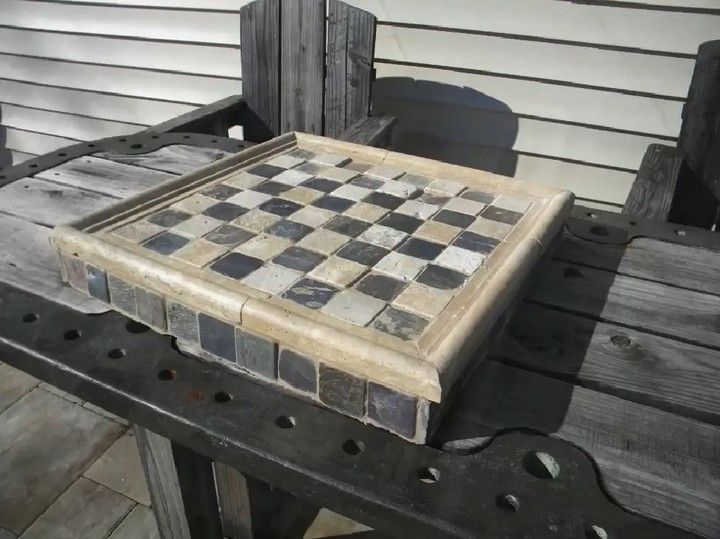 DIY Garden Chess Board