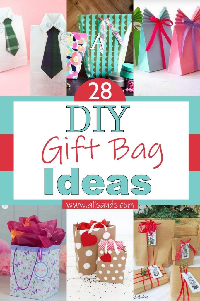 28 DIY Gift Bag Ideas For Birthday And Parties - All Sands