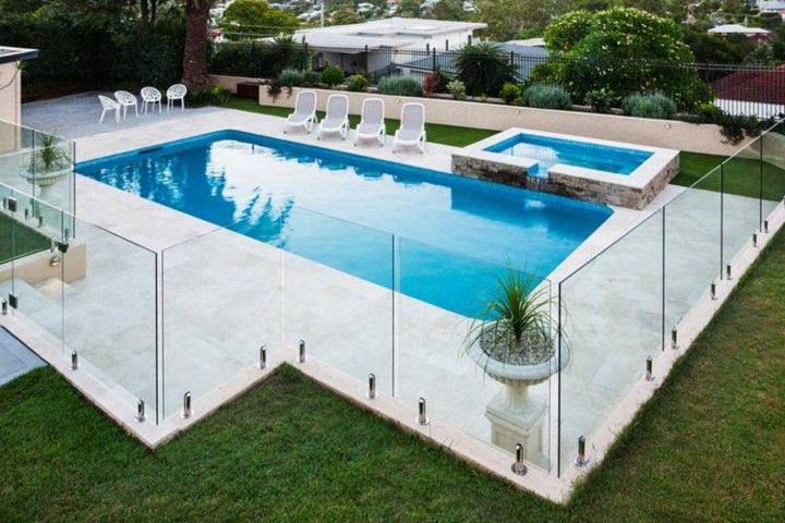 DIY Glass Pool Fence
