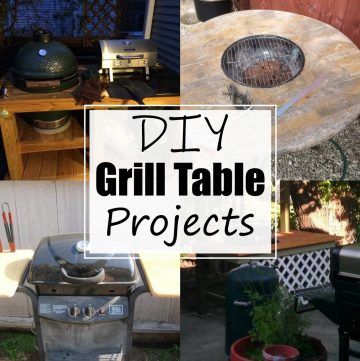 DIY Grill Table Projects 1