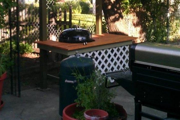 DIY Grill Table