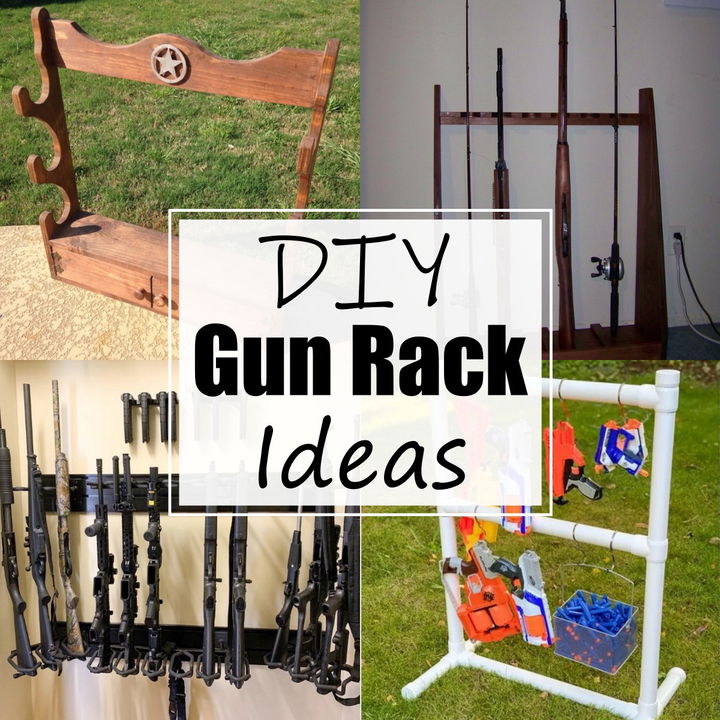 12 DIY Gun Rack Ideas For Hunter To Organize Their Weapons