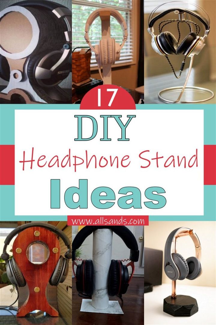 17 Creative DIY Headphone Stand Ideas - All Sands