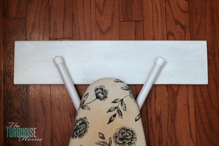 DIY Ironing Board Hanger
