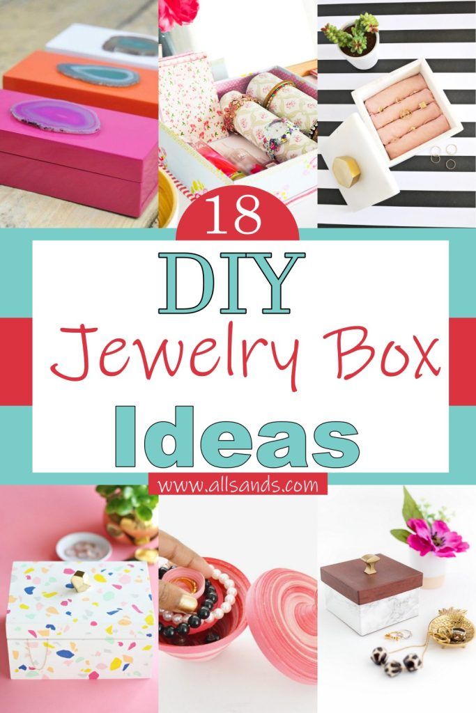 18 DIY Jewelry Box Ideas For Ladies All Sands   DIY Jewelry Box Ideas 683x1024 