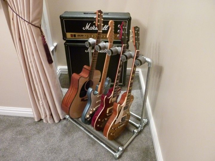 DIY Kee Klamp Guitar Stand