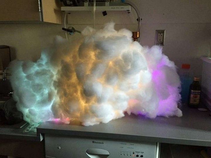 DIY LED Cloud Light