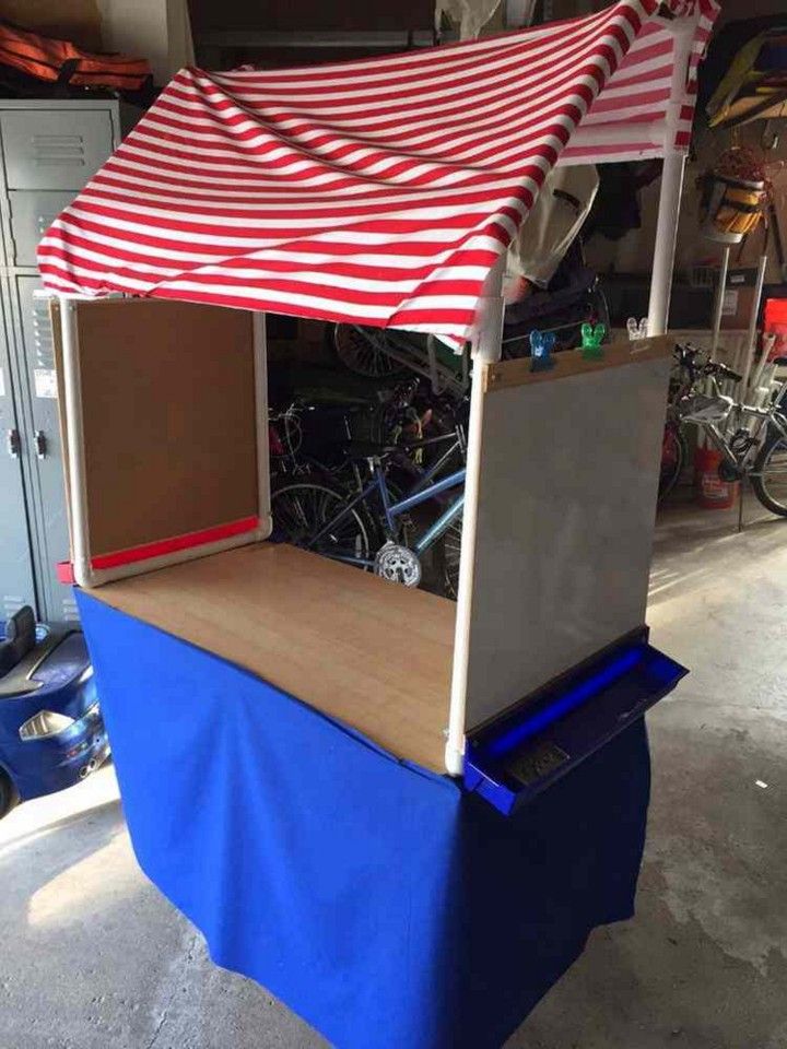 DIY Lemonade Stand On Cart