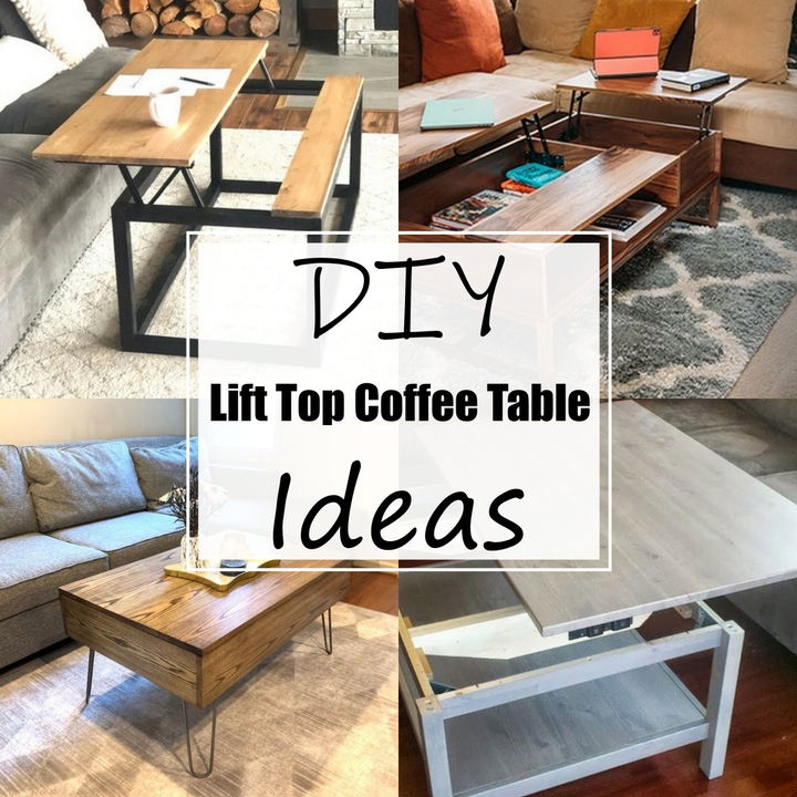 12 DIY Lift Top Coffee Table Ideas For Living Room