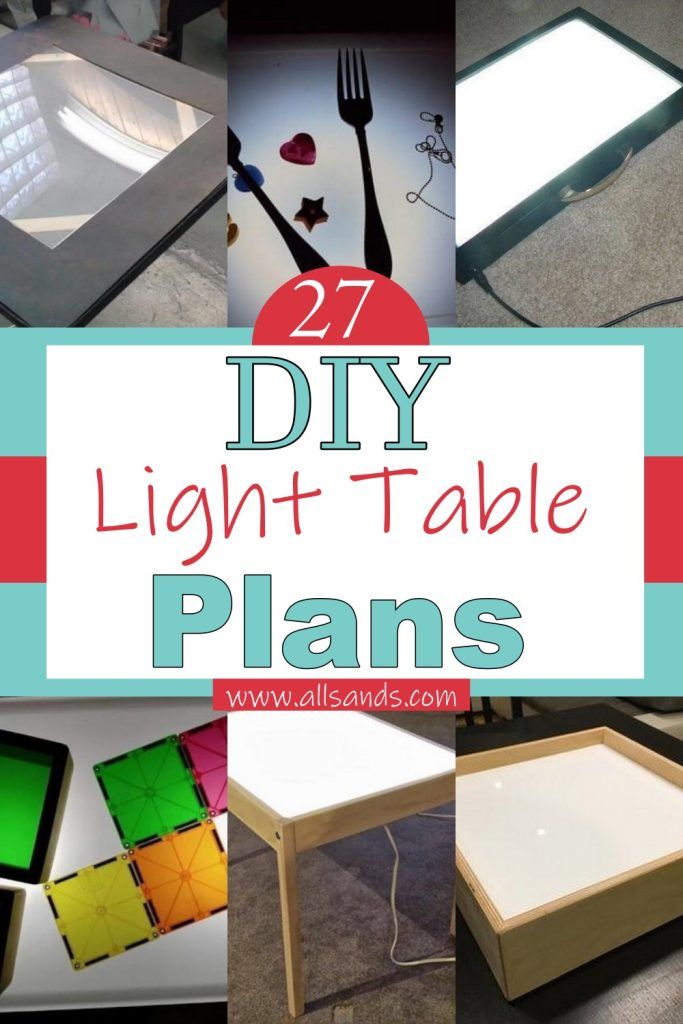 Best Diy Light Table Plans For Home Decoration All Sands