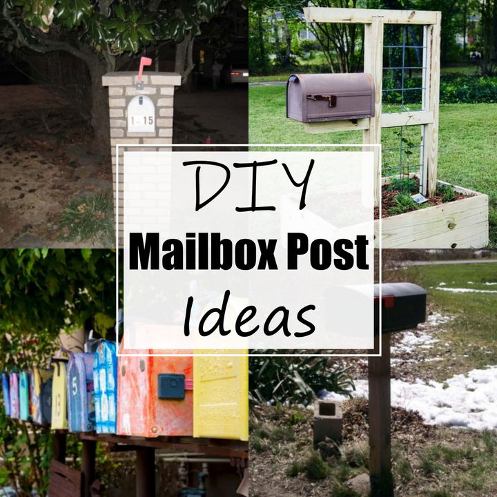DIY Mailbox Post Ideas