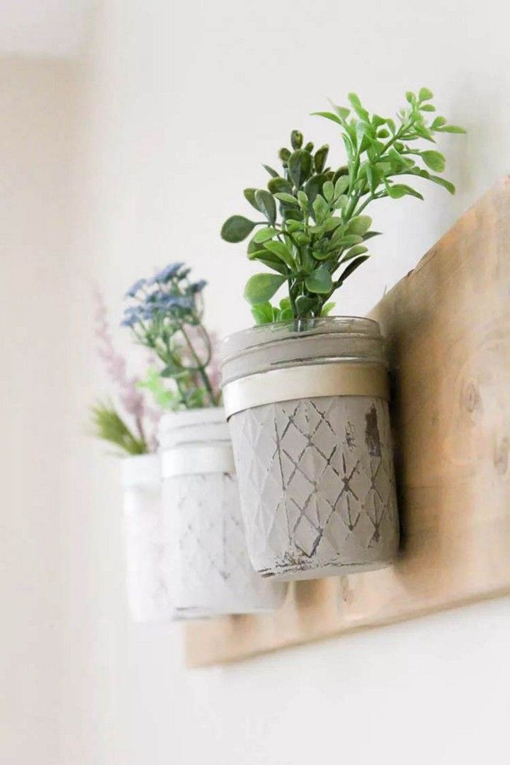 Mason Jar Planter