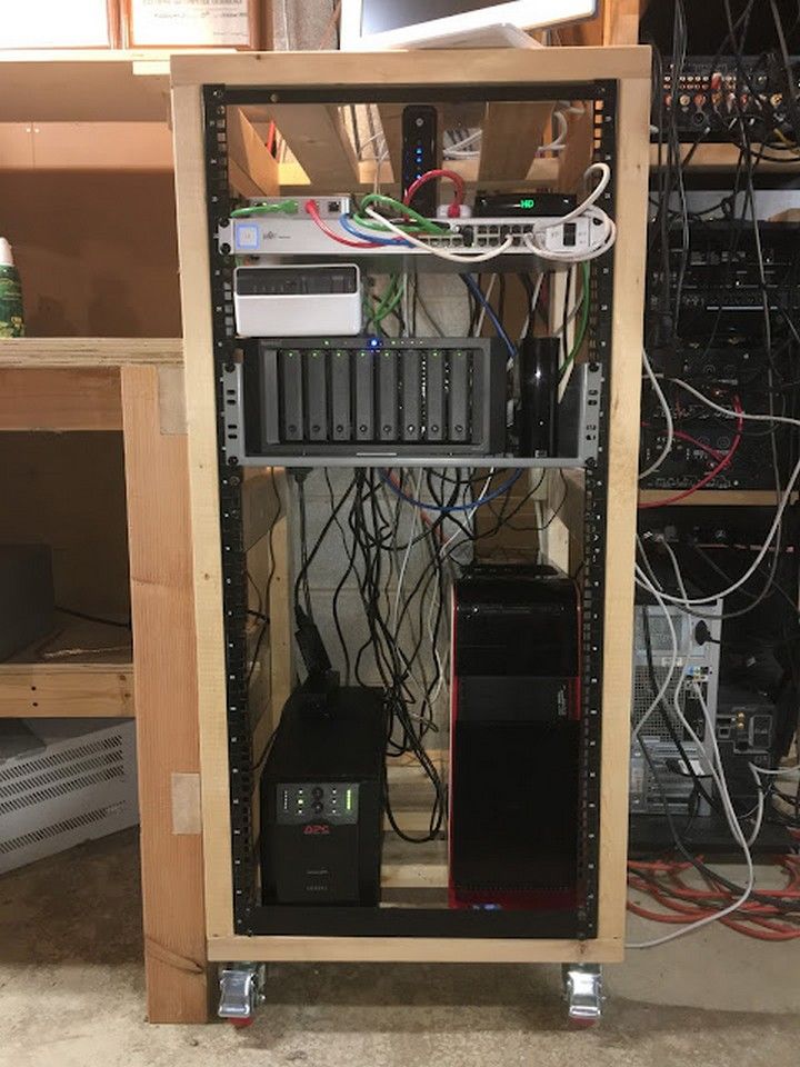 13 DIY Server Rack Plans For Data Centers All Sands   DIY Network Rack 