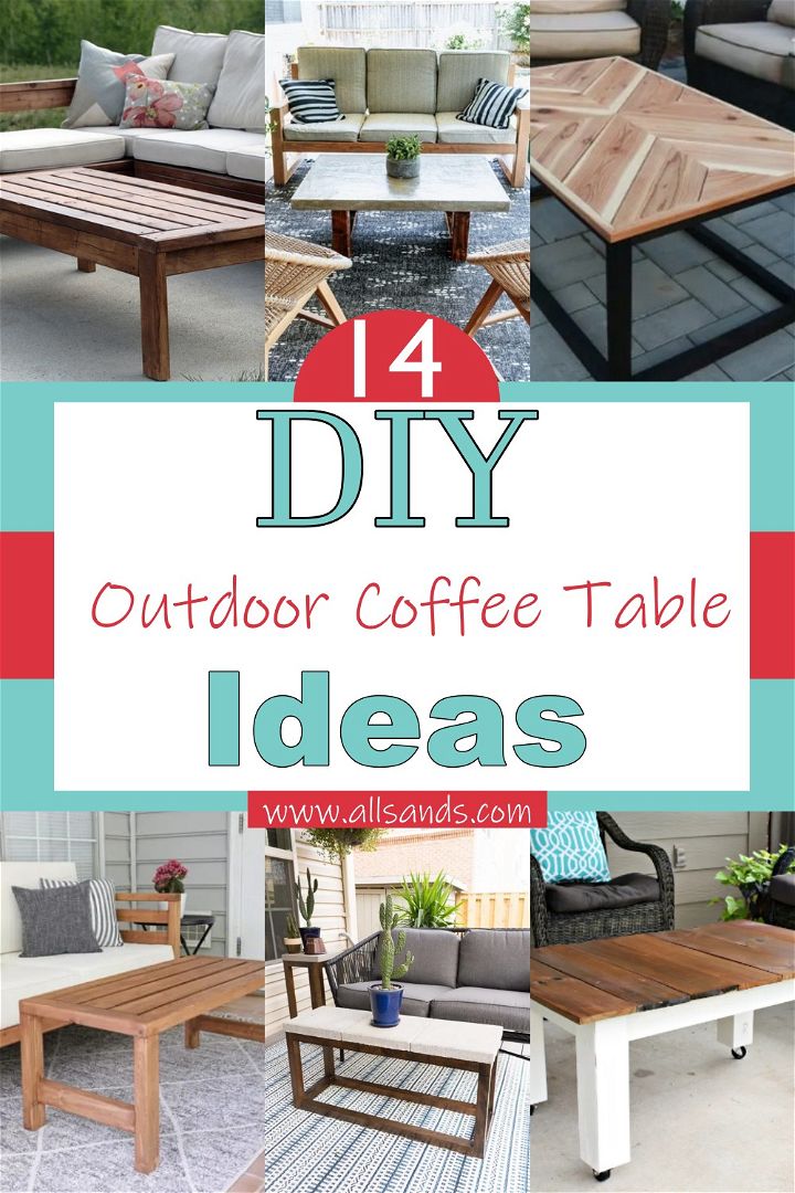 DIY Outdoor Coffee Table Ideas 1