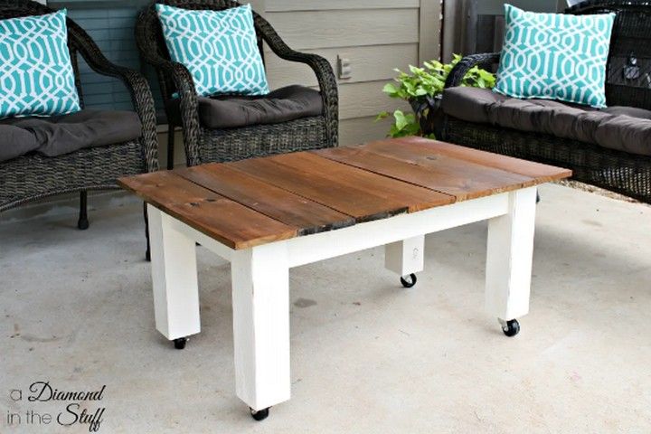DIY Outdoor Coffee Table