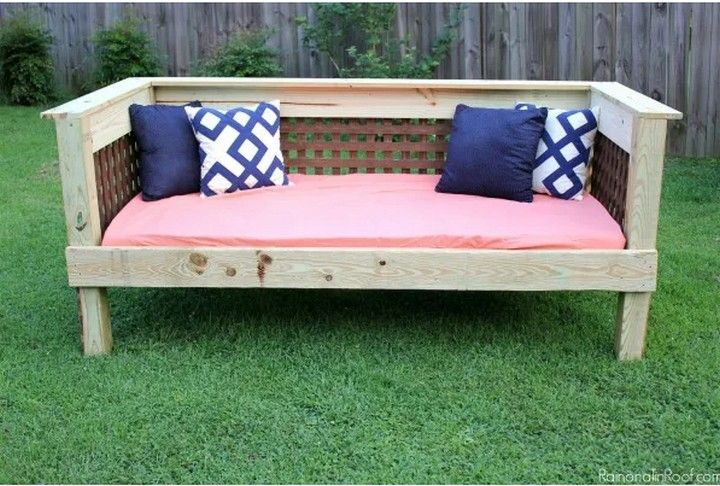 DIY Outdoor Daybed Tutorial